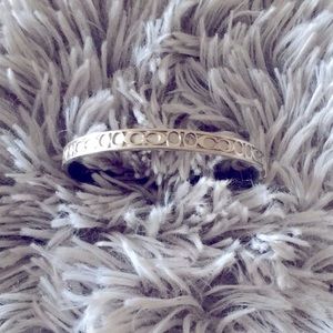 Coach silver bracelet